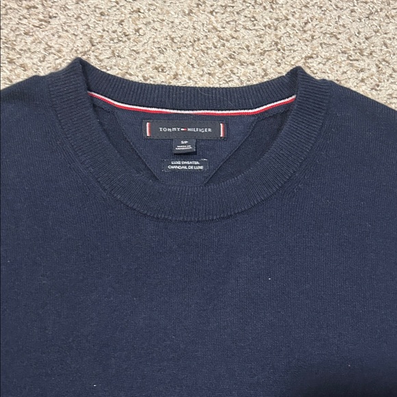 Tommy Hilfiger Navy Crewneck Sweater - Picture 2 of 7